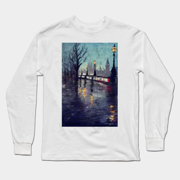 London Long Sleeve T-Shirt by andycwhite